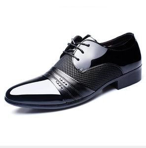 Oxford Microfiber Leather Shoes