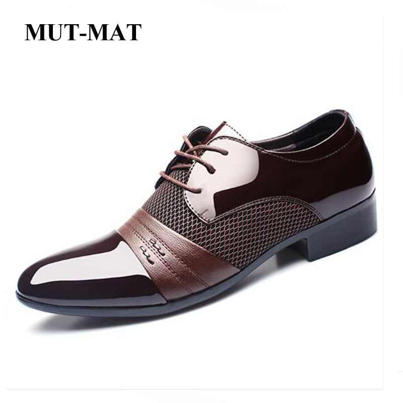 Oxford Microfiber Leather Shoes